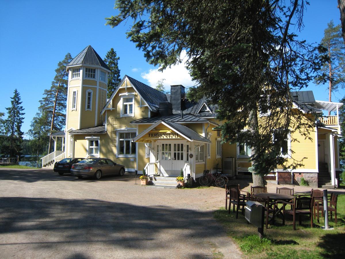 Tervakosken Tervaniemi Hirsimokki & Oma Sauna Tervakoski Exterior foto